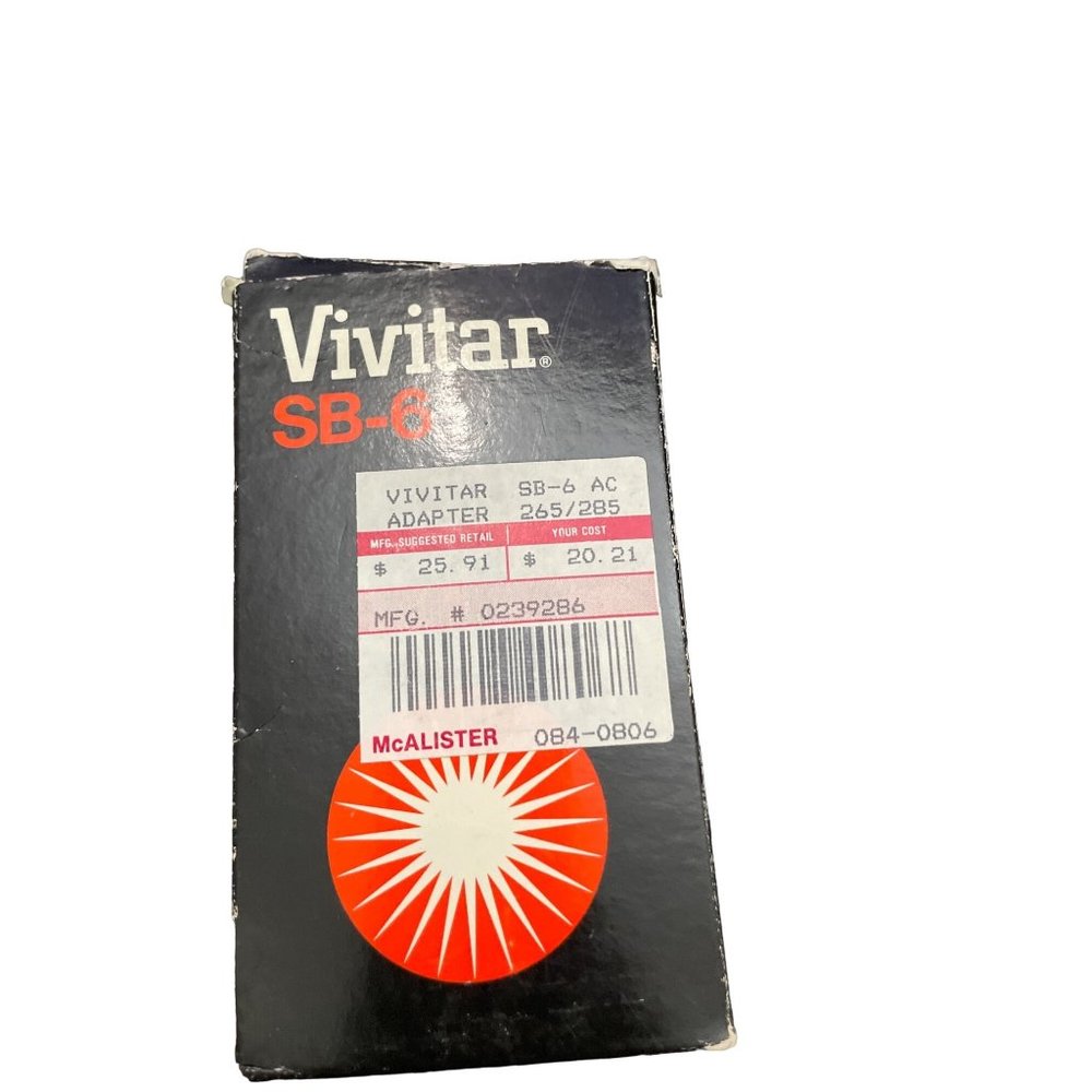 New‎ vivitar Sb-6 Adapter
